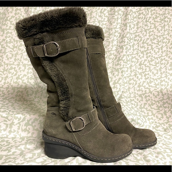BareTraps Catchy Womens Leather and Fur Boots - Picture 1 of 6